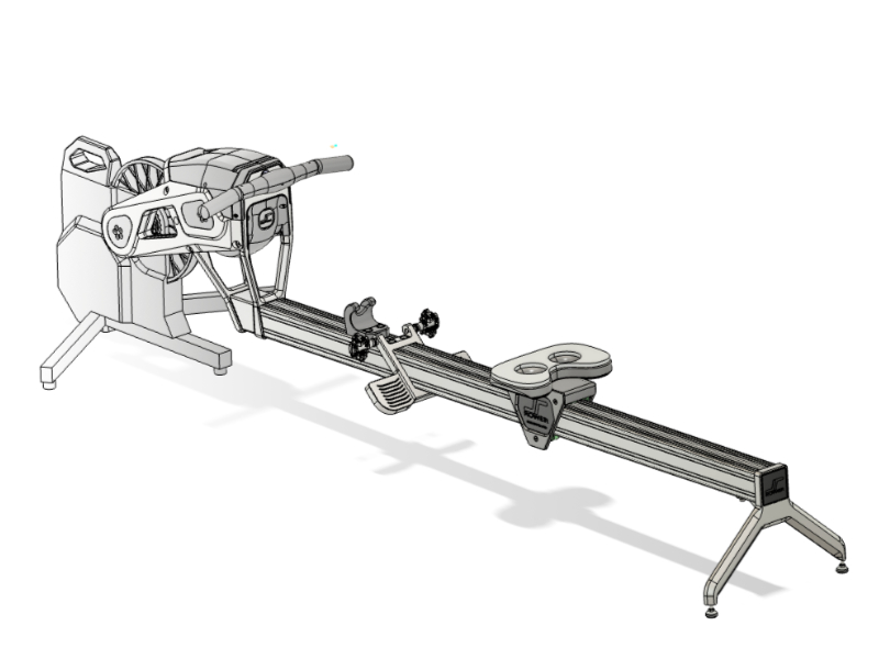 Founder with early S-Rower prototype